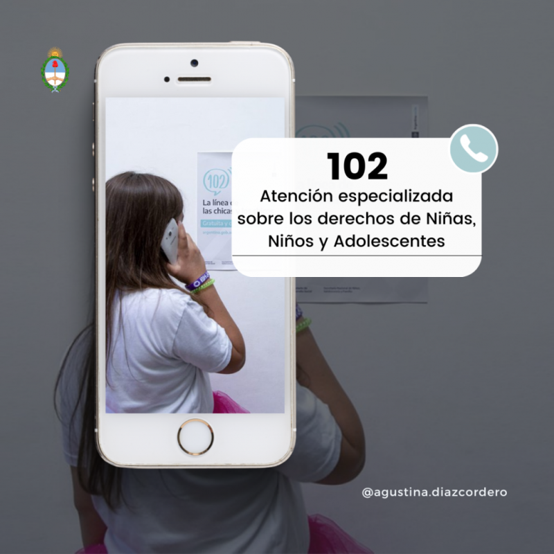 Líneas de emergencias nacionales gratuitas las 24 hs., los 365 días