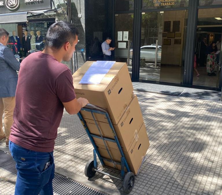 Cámara Nacional del Trabajo: entrega de impresoras de última generación en el fuero laboral 