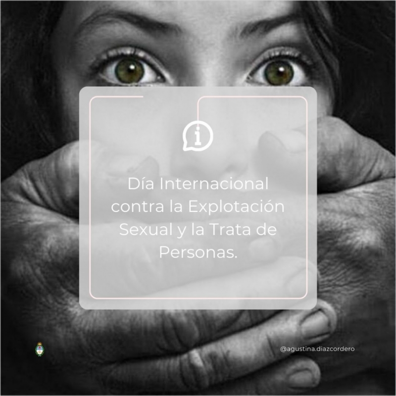 Día Internacional contra la Explotación Sexual y la Trata de Personas 